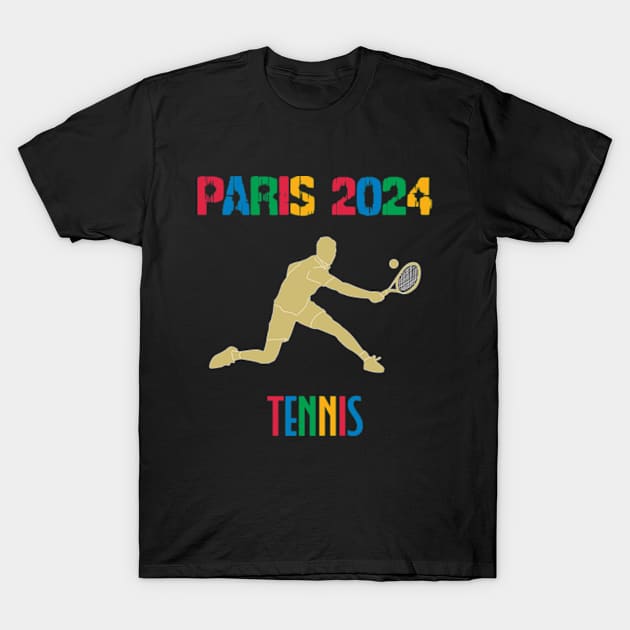 Paris 2024 T-Shirt by Womens Art Store